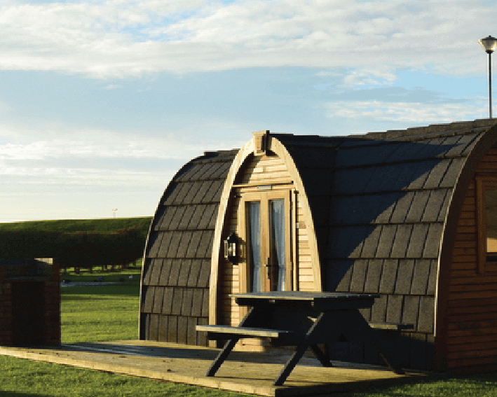 Camping Pods at SWLP